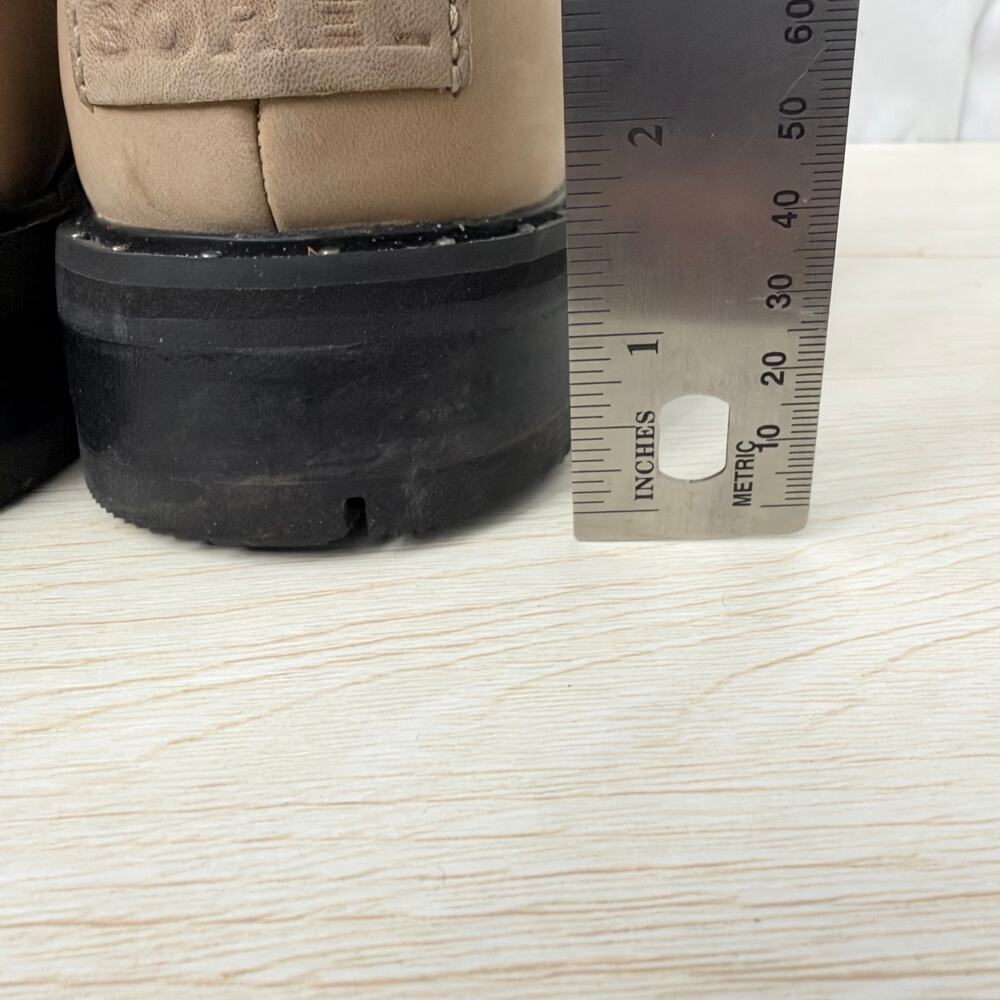 Sorel Lennox Lace Waterproof Boots Women’s Size 9.5 Tan Leather Combat - Picture 6 of 13